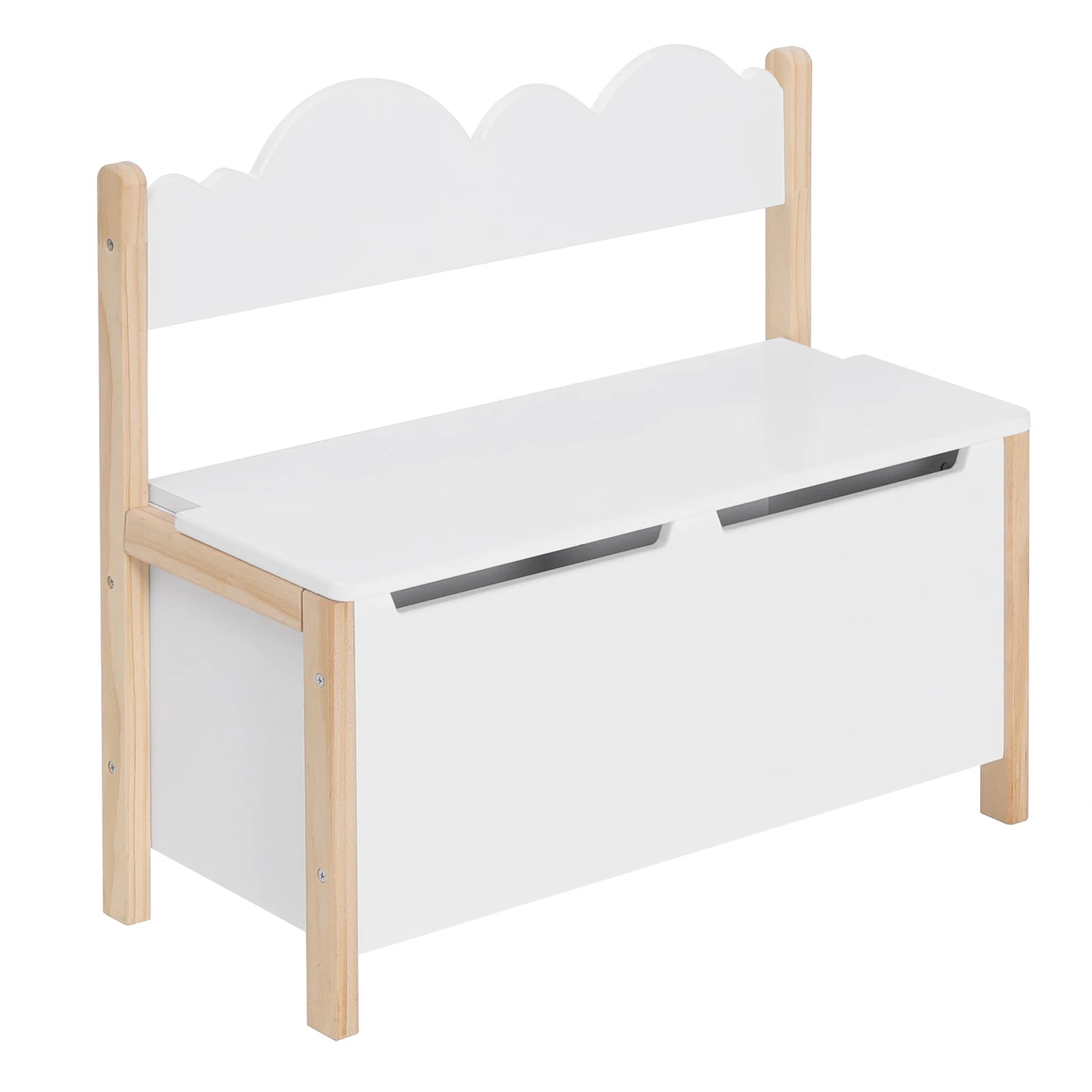 Banc pour enfants avec dossier et espace de rangement